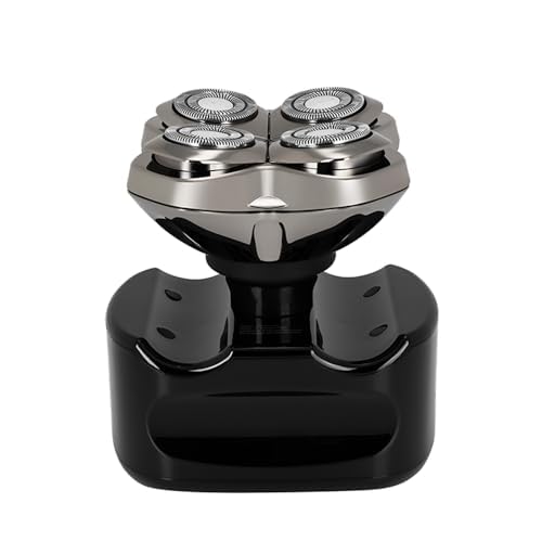 Skull Shaver Palm MX5 lifestyle image of man shaving his head for smooth, confident results