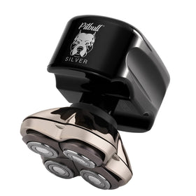 Skull Shaver front view showing compact cordless shaver and quick handling