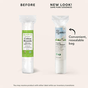 Sky Organics cotton close-up texture highlighting soft fibers and gentle absorption benefit