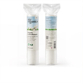 Sky Organics certification label close-up communicating GOTS and B Corp values