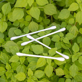 Sky Organics swabs inside first-aid kit for delicate wound care
