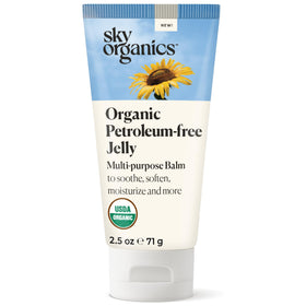Sky Organics front jar showing product and branding, moisturizes effectively