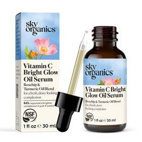 Sky Organics front packaging showing bottle and label for easy identification and trust