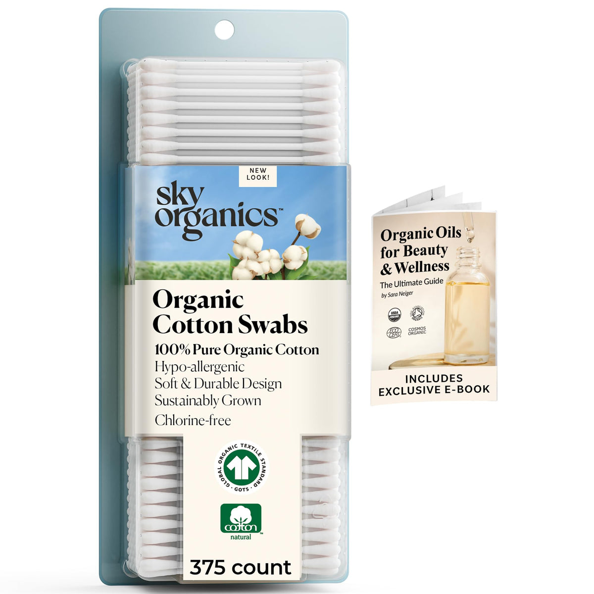 Sky Organics front packaging showing brand and eco attributes