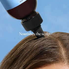 Sky Organics smoothing lengths and ends to show frizz control and nourishment benefit