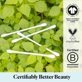 Sky Organics swabs on bathroom counter in lifestyle scene showing everyday routine benefit