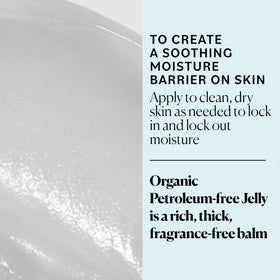 Sky Organics applied on lips, soothing chapped lips with organic oils