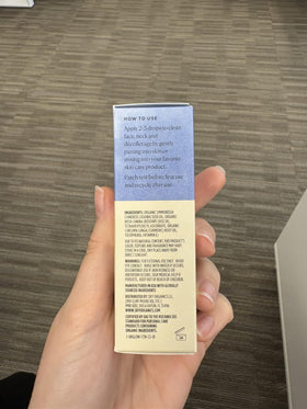 Sky Organics bottle with recycling symbol highlighting sustainable packaging and responsibility