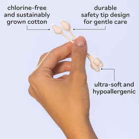 Sky Organics safety-shaped tip and paper shaft detail for controlled handling