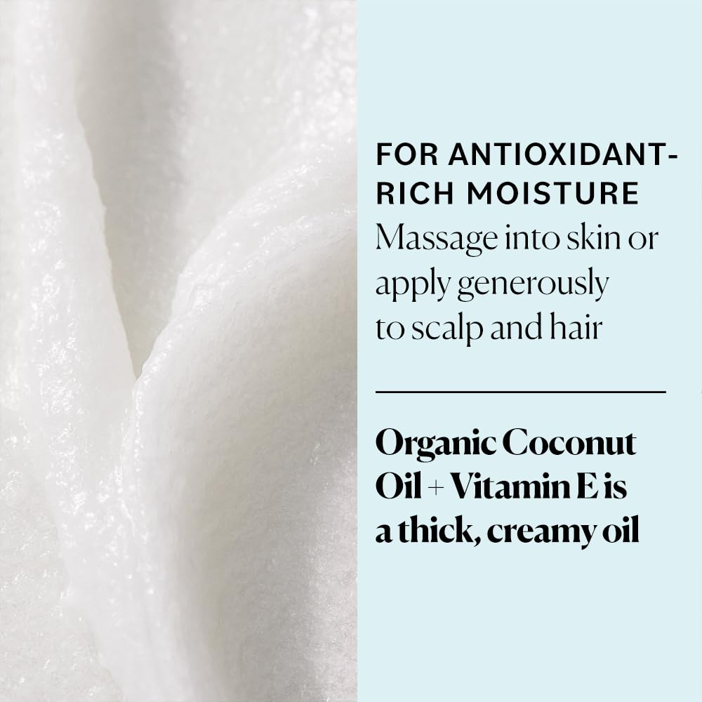 Sky Organics scooped jar close-up showing virgin oil purity benefit