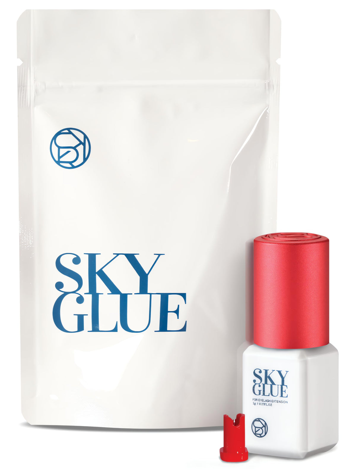Sky S+ front bottle showing label and 5ml size, professional branding benefit