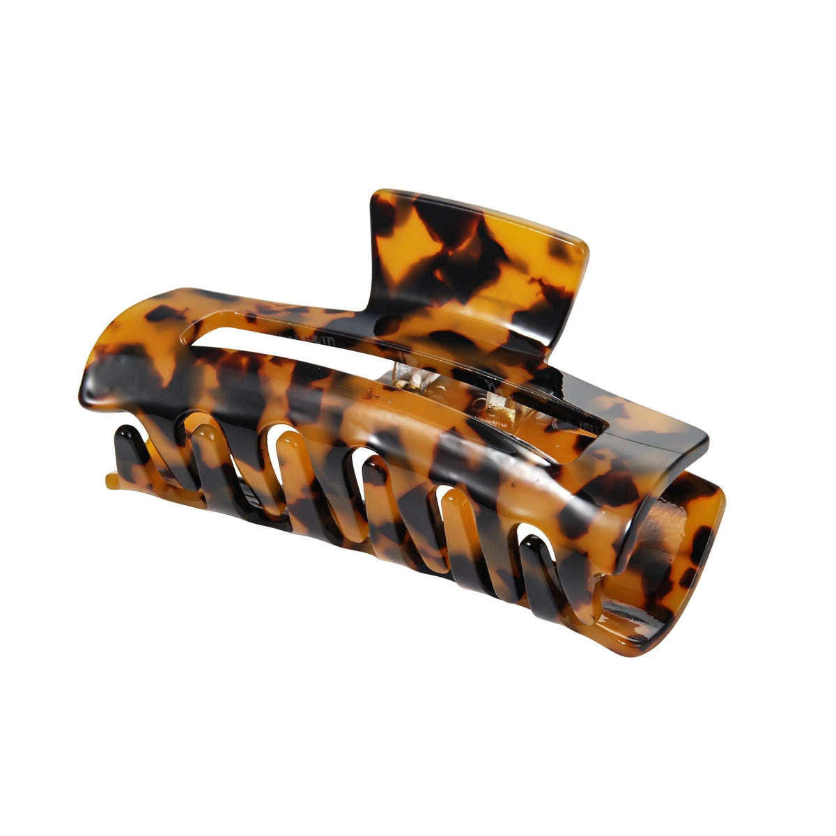 SL Sursarbelor tortoiseshell clip close-up highlighting strong acetate and polished finish