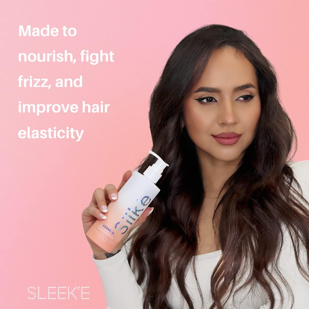Sleek'e applied while detangling hair for smoother manageable strands