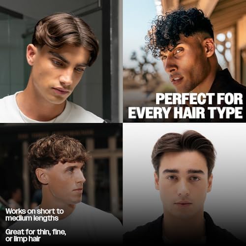Slick Gorilla before and after comparison showing fuller hair result