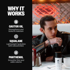 Slick Gorilla label detail highlighting ingredients and benefits
