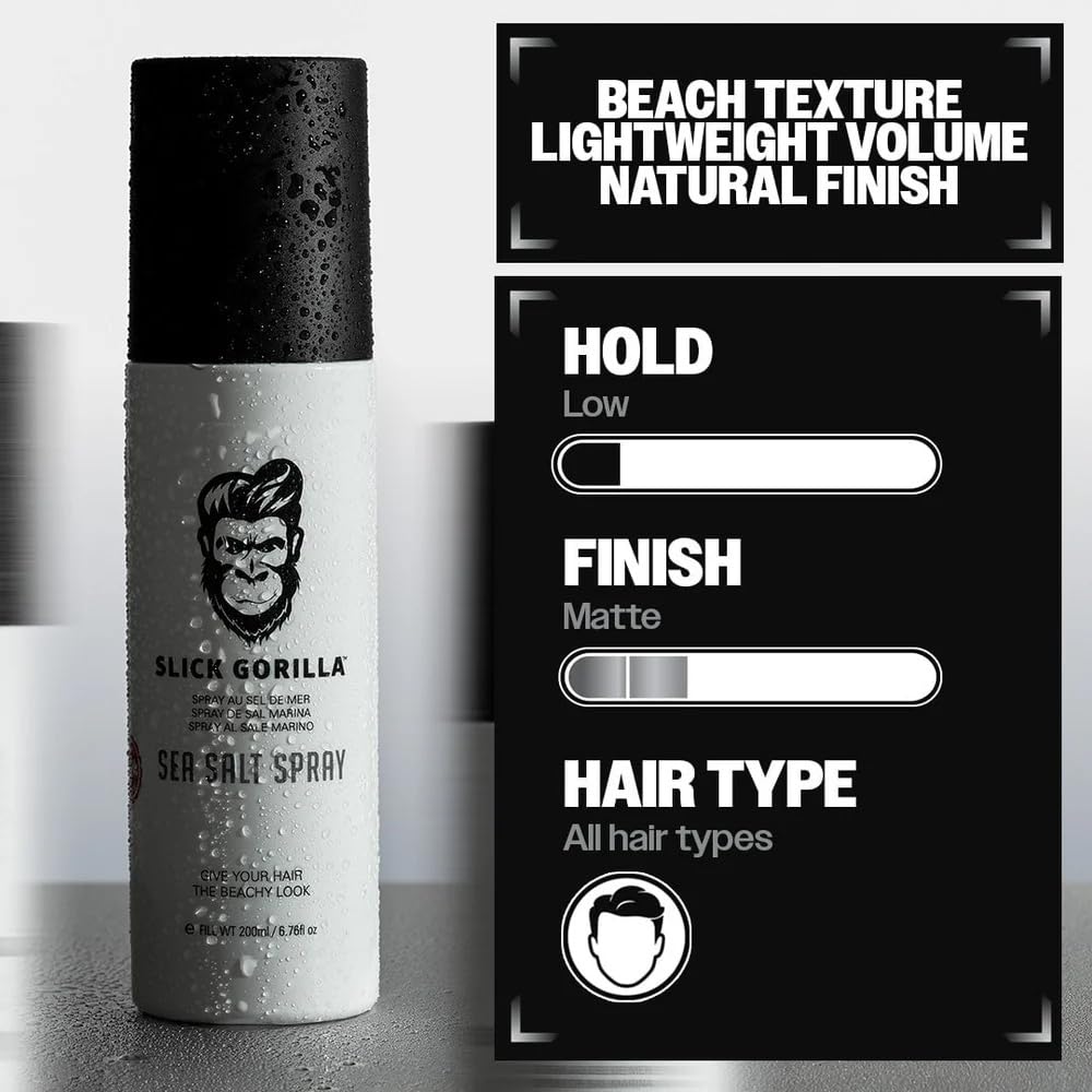 Slick Gorilla bottle on bathroom counter suggesting daily grooming use