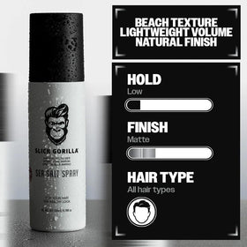 Slick Gorilla bottle on bathroom counter suggesting daily grooming use