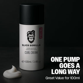 Slick Gorilla on a bathroom shelf in lifestyle setting showing everyday grooming use