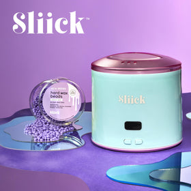 Sliick being applied to bikini area showing effective coarse-hair removal with minimal irritation