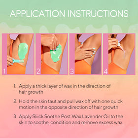 Sliick full wax set arranged in bathroom for convenient at-home salon-style waxing