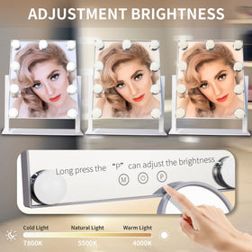 SLIMOON mirror rotated 360 degrees demonstrating flexible angle positioning benefit