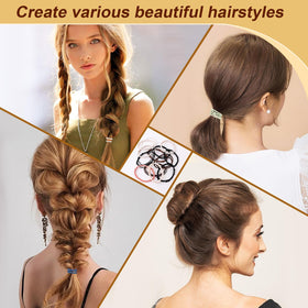 SLNZAPTY securing a thick ponytail, strong hold without creases