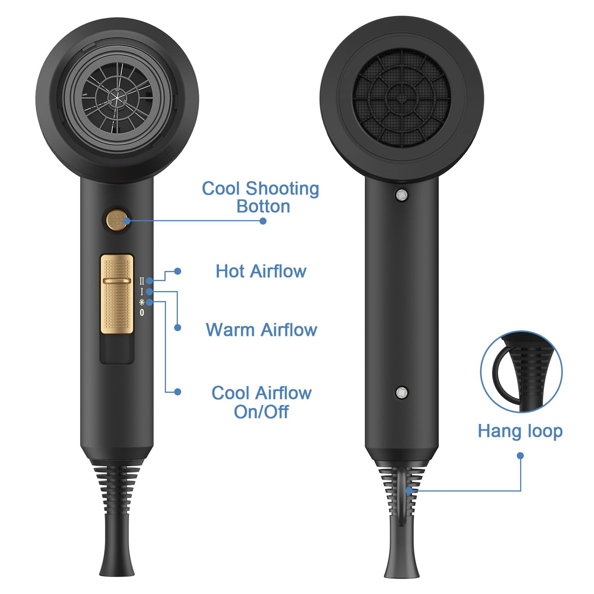 slopehill dryer held in hand for travel size comparison showing portability and convenience