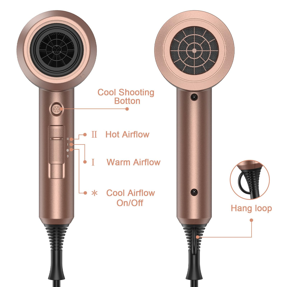 slopehill dryer held in hand illustrating compact travel-friendly size and portability