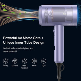 slopehill hair dryer rear filter detail illustrating removable grill for easy cleaning benefit