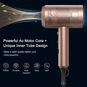 slopehill hair dryer side profile showing ergonomic handle and comfortable grip benefit