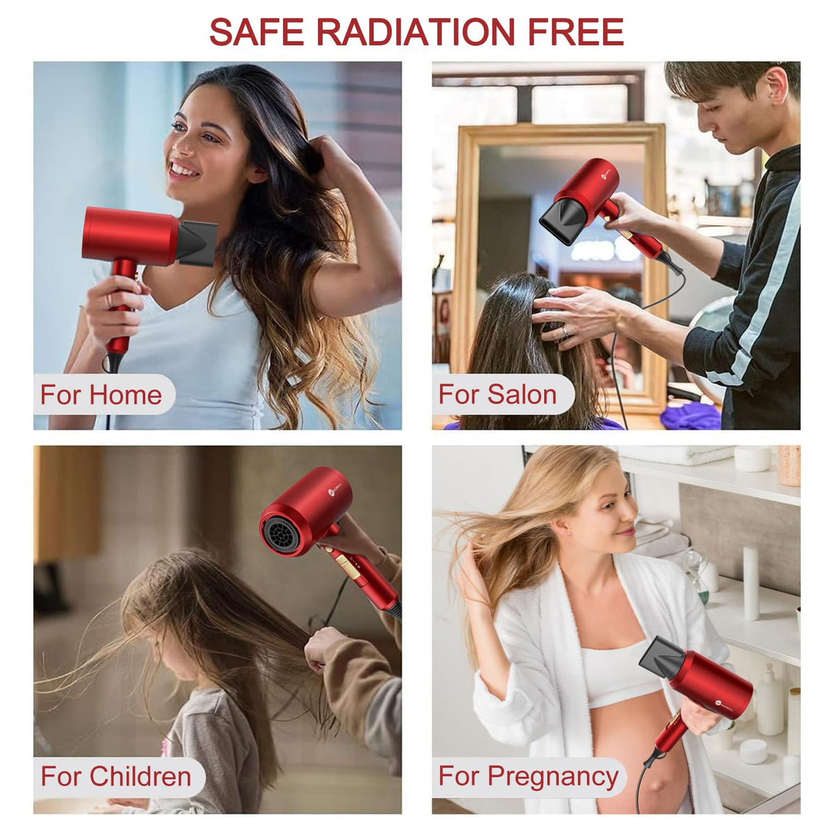 slopehill dryer on bathroom counter styling-ready and low-noise
