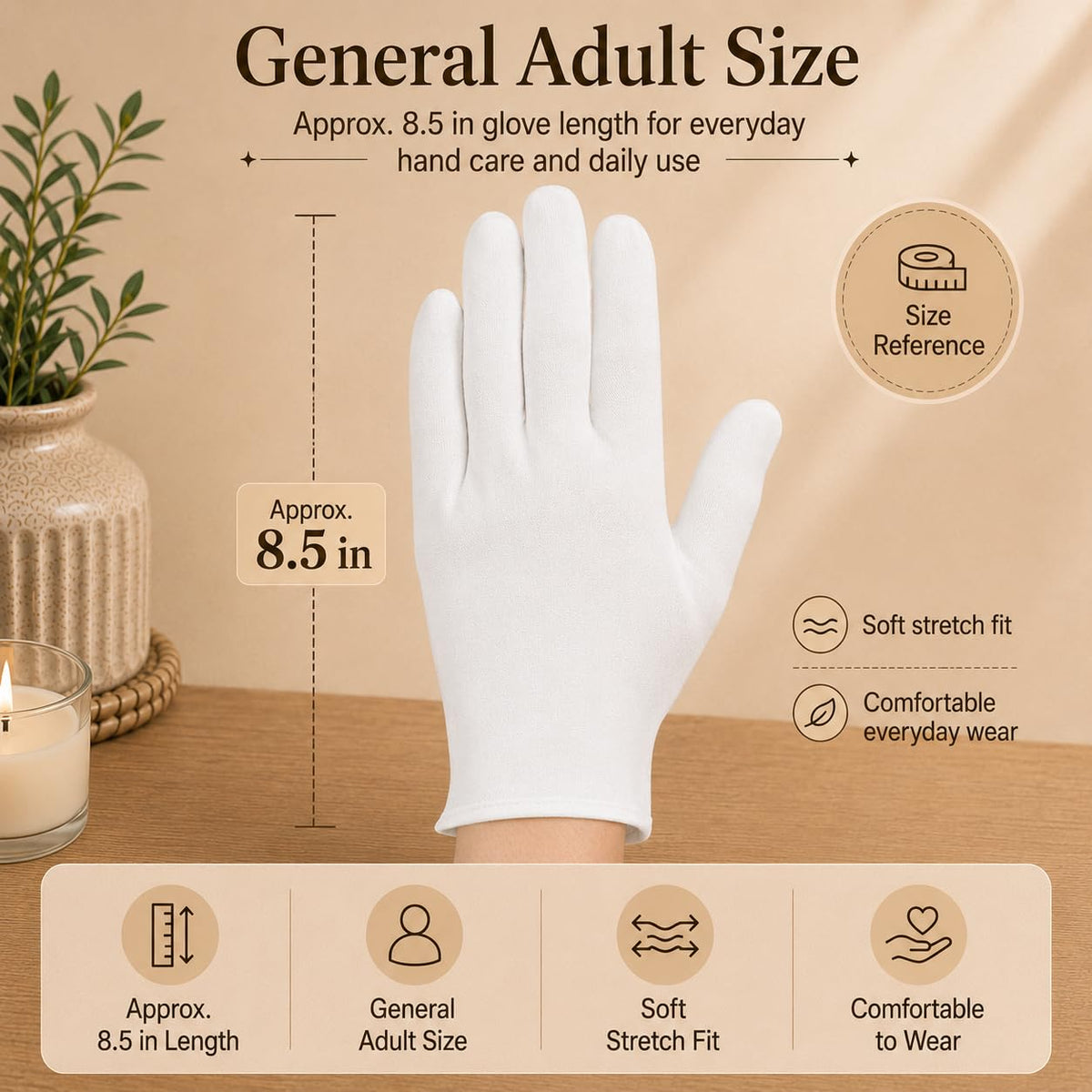 SLWJAXGT folded stack of gloves showing ten pairs for rotation and travel
