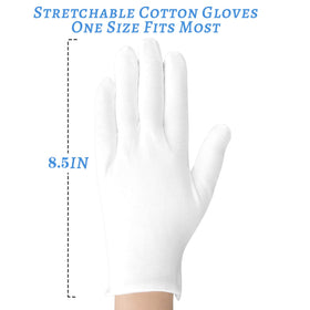 SLWJAXGT hands wearing gloves after cream showing overnight moisturizing aid