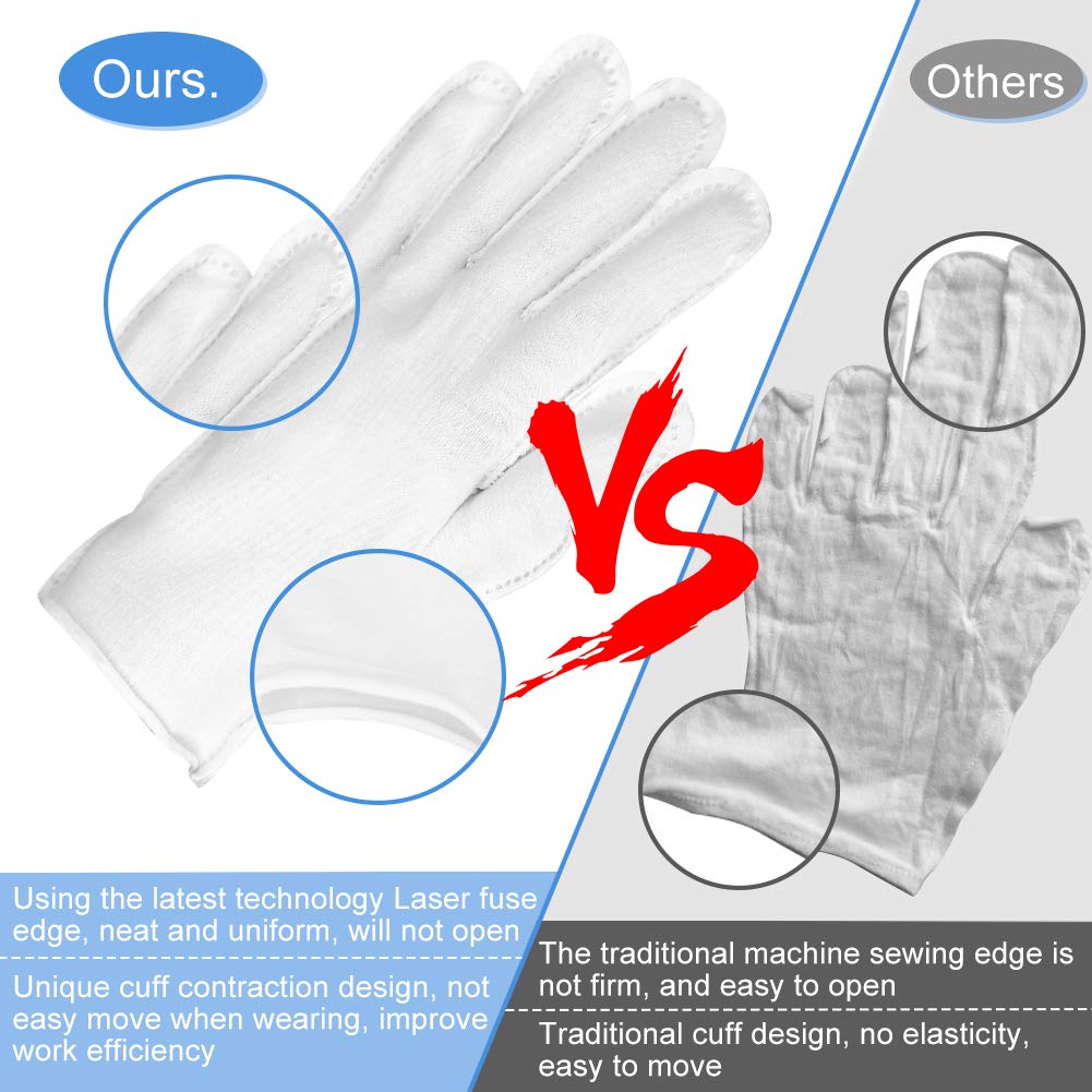 SLWJAXGT gloves handling jewelry illustrating scratch-free delicate protection