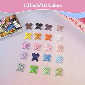 SLYFTE color array flatlay displaying 20 candy shades, easy outfit matching