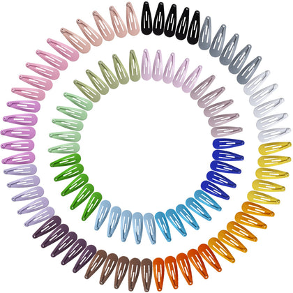 SLYFTE front packaging showing 100 colorful mini hair clips, convenient bulk supply
