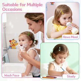 SLYFTE clips next to ruler showing 1.2-inch size for fine hair