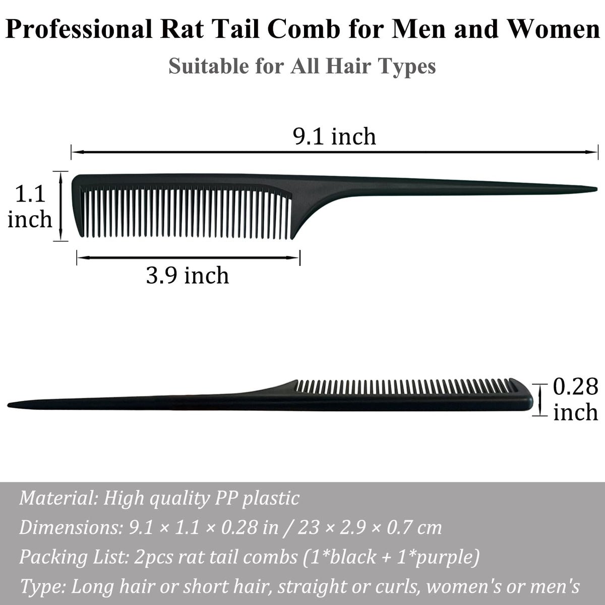 SmaringWing close-up of fine teeth and rounded tips protects scalp while detangling