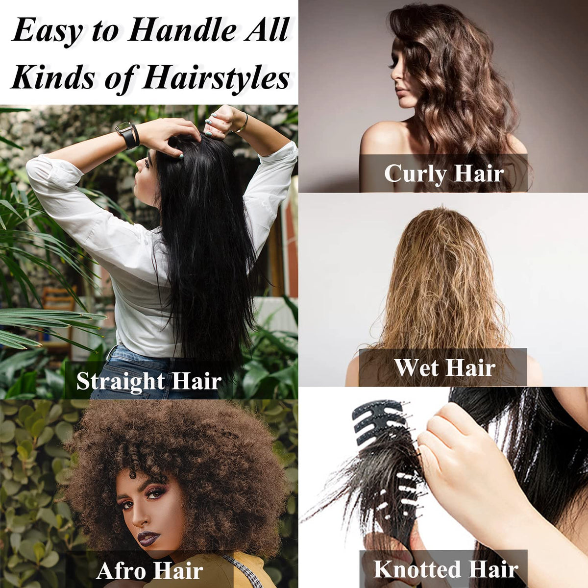 SmaringWing held in hand to show size and fast, efficient detangling