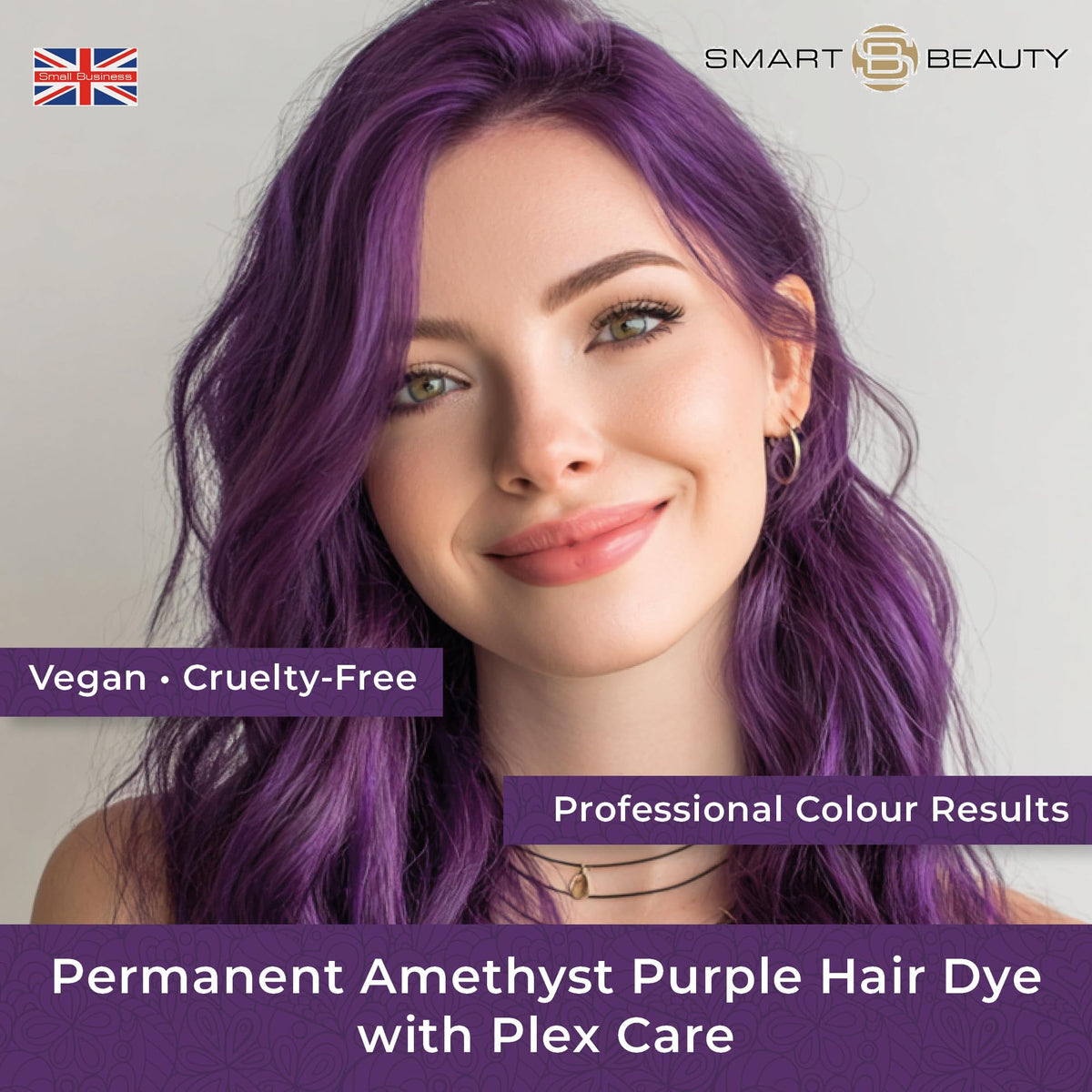 Smart Beauty color bottle with precision nozzle, easy mess-free application benefit