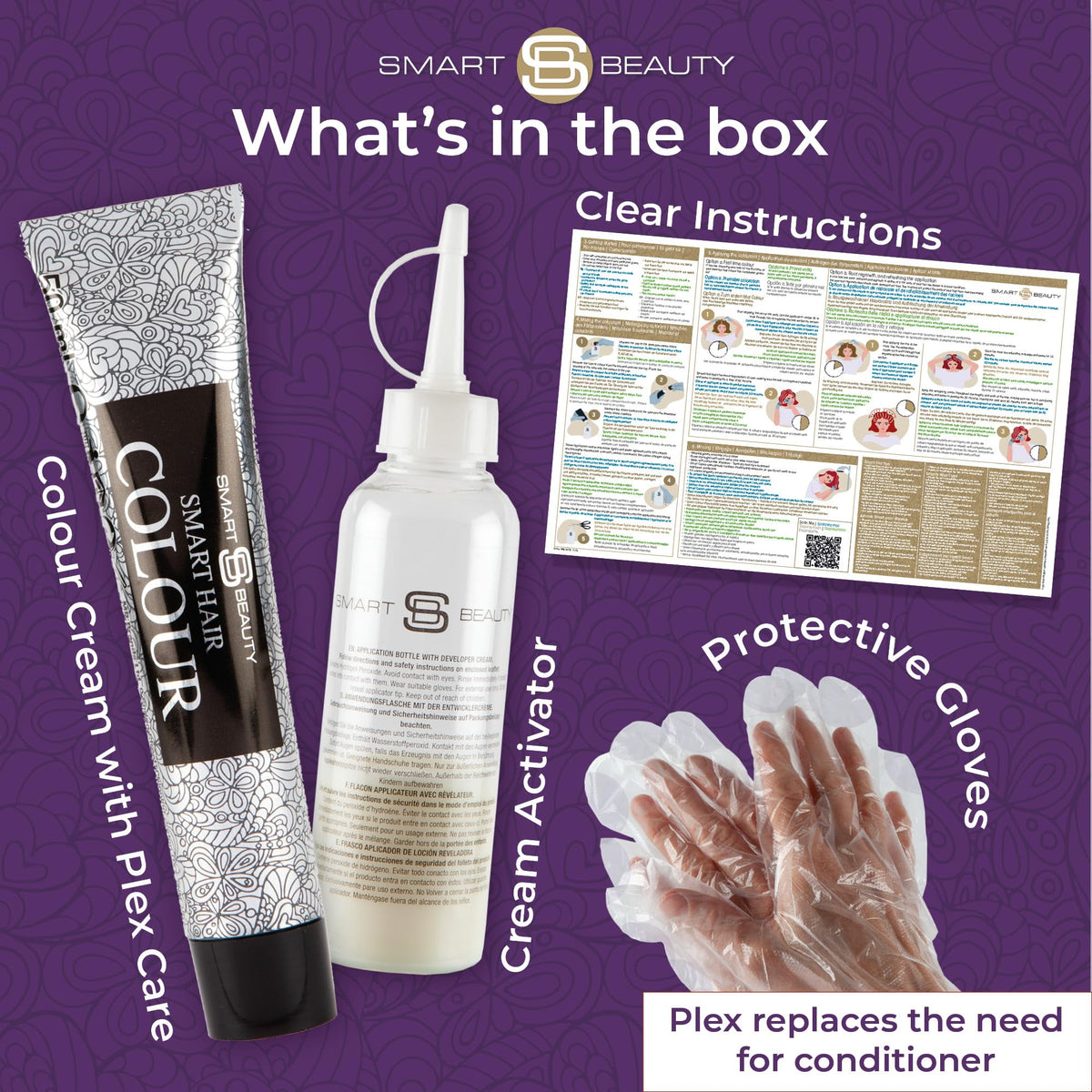 Smart Beauty product label close-up, highlights vegan and cruelty-free benefits