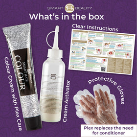 Smart Beauty product label close-up, highlights vegan and cruelty-free benefits