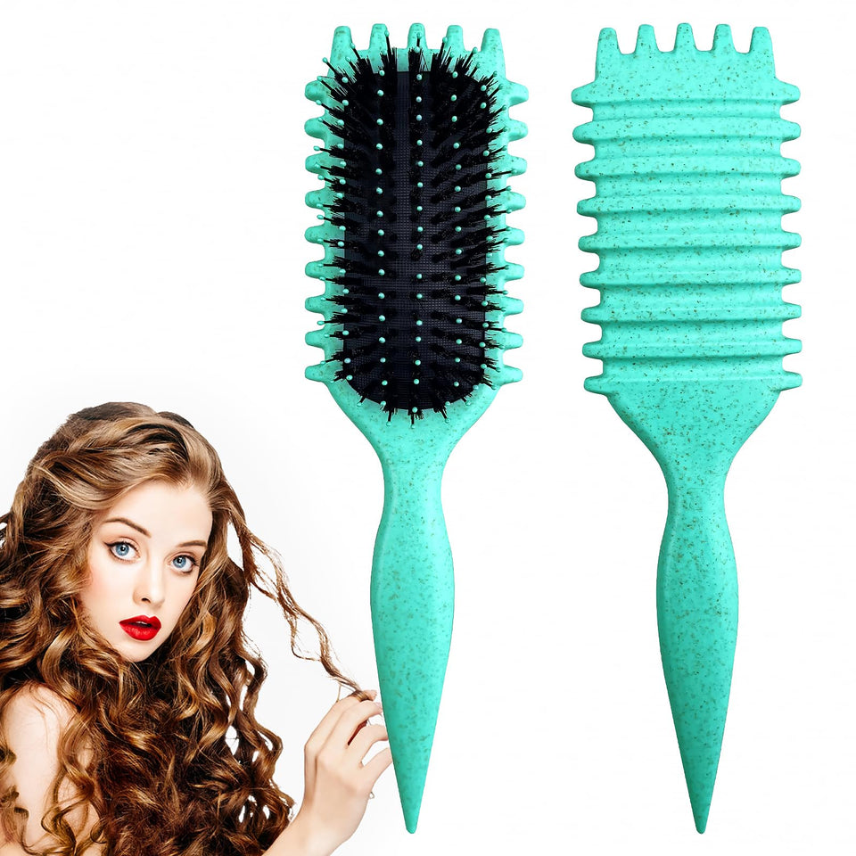 SMARTBEST Candy Brush front view showing shape and green finish, easy styling