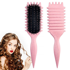 SMARTBEST Candy Brush front view showing compact design and pink finish for controlled styling