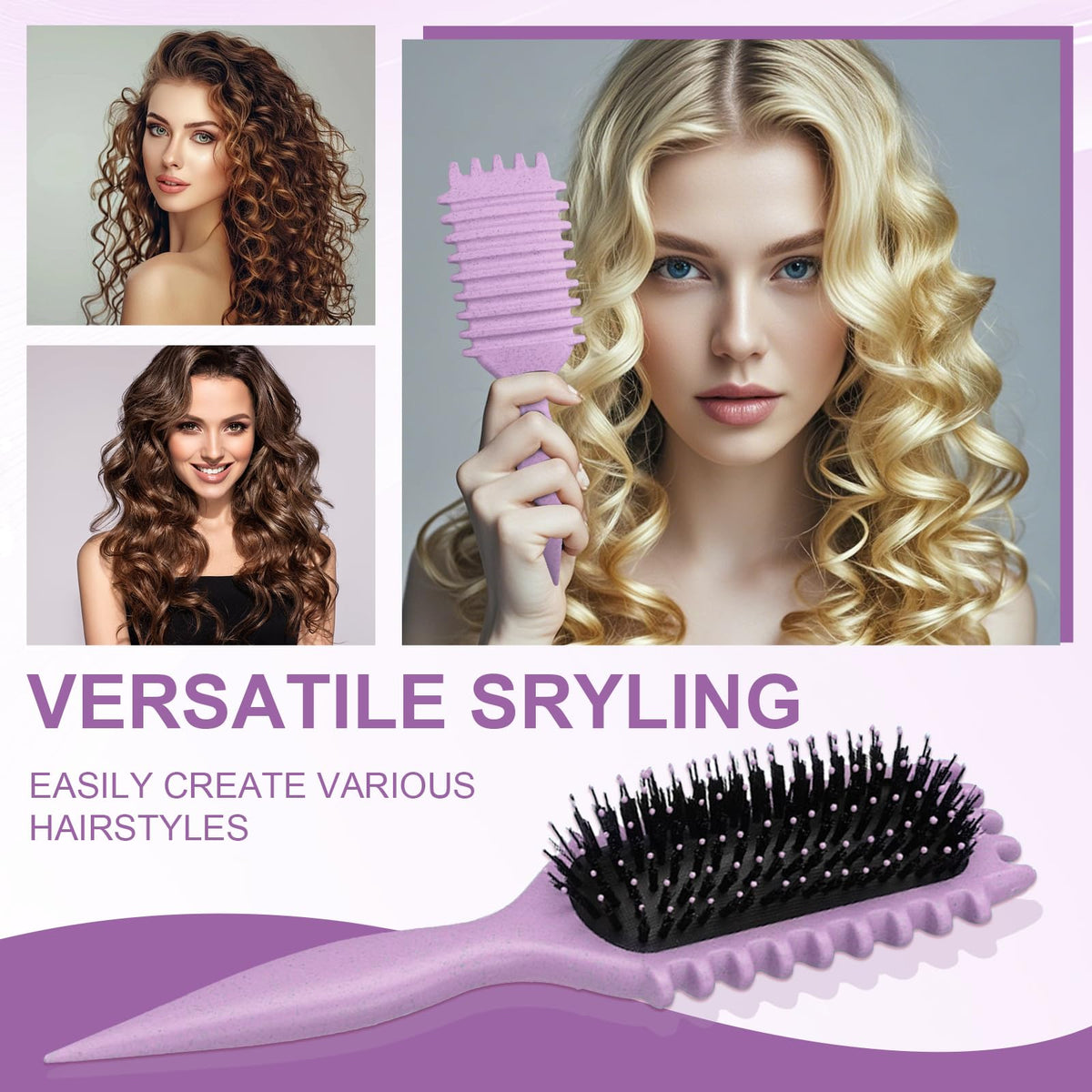 SMARTBEST Candy Brush ergonomic handle detail for comfortable precise control while styling