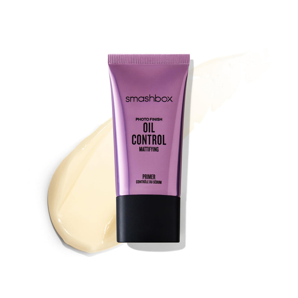 Smashbox front packaging showing travel-size primer and matte finish benefit