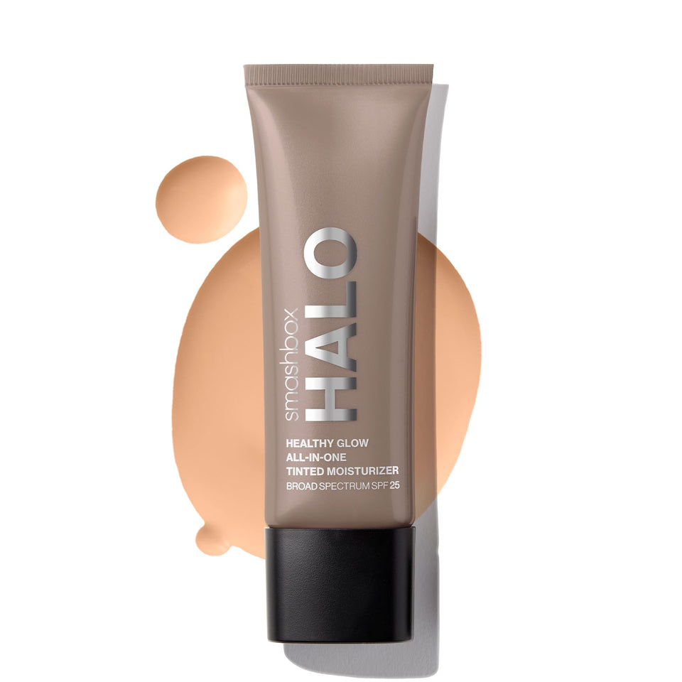 Smashbox Halo front packaging showing label and shade benefits