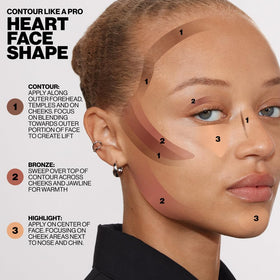 Smashbox highlight pan sheen demonstrating luminous lift on high points