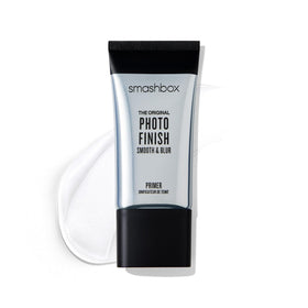Smashbox front packaging showing sleek 1 fl oz bottle and instant smoothing benefits