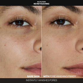 Smashbox primer cap and nozzle close-up highlighting secure travel-friendly design